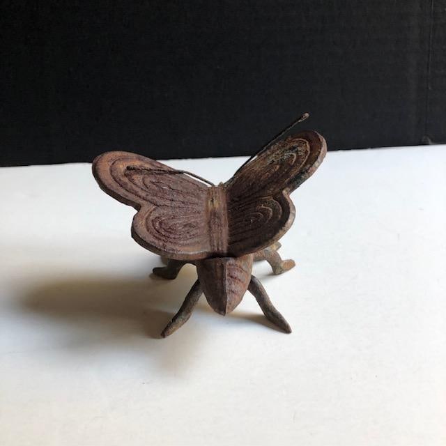 Mid 20th Century Iron Butterfly Outdoor Figurine - 2