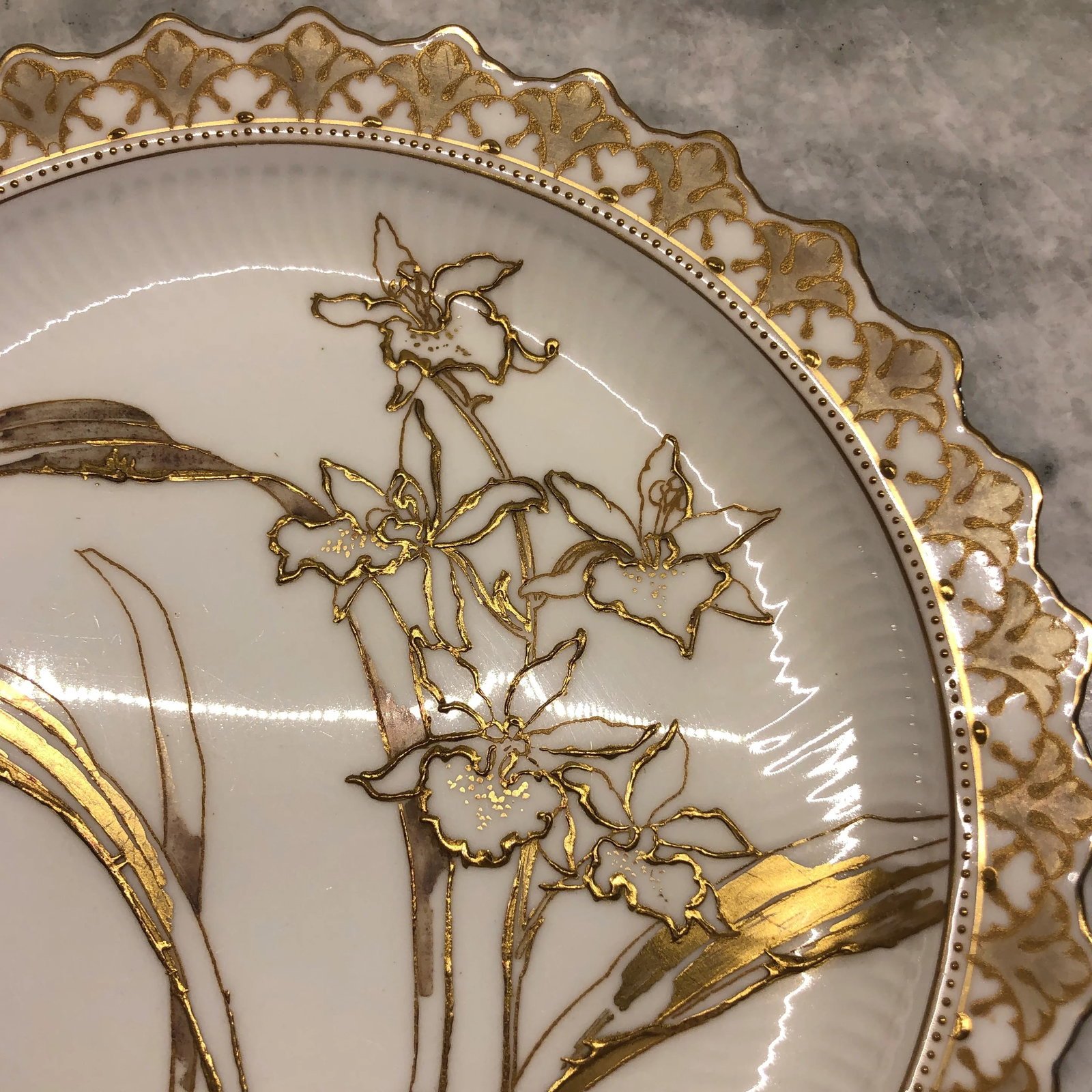 Antique Doulton Burselm Cabinet Plates- a Pair - 5