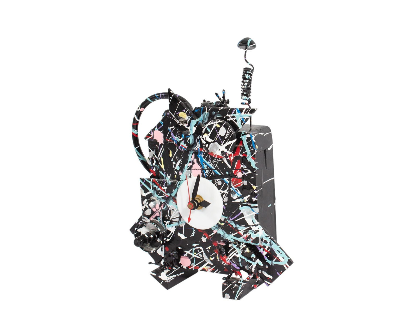 Richard Birkett Signed 1990 Splatter Fantasy Clock - 2