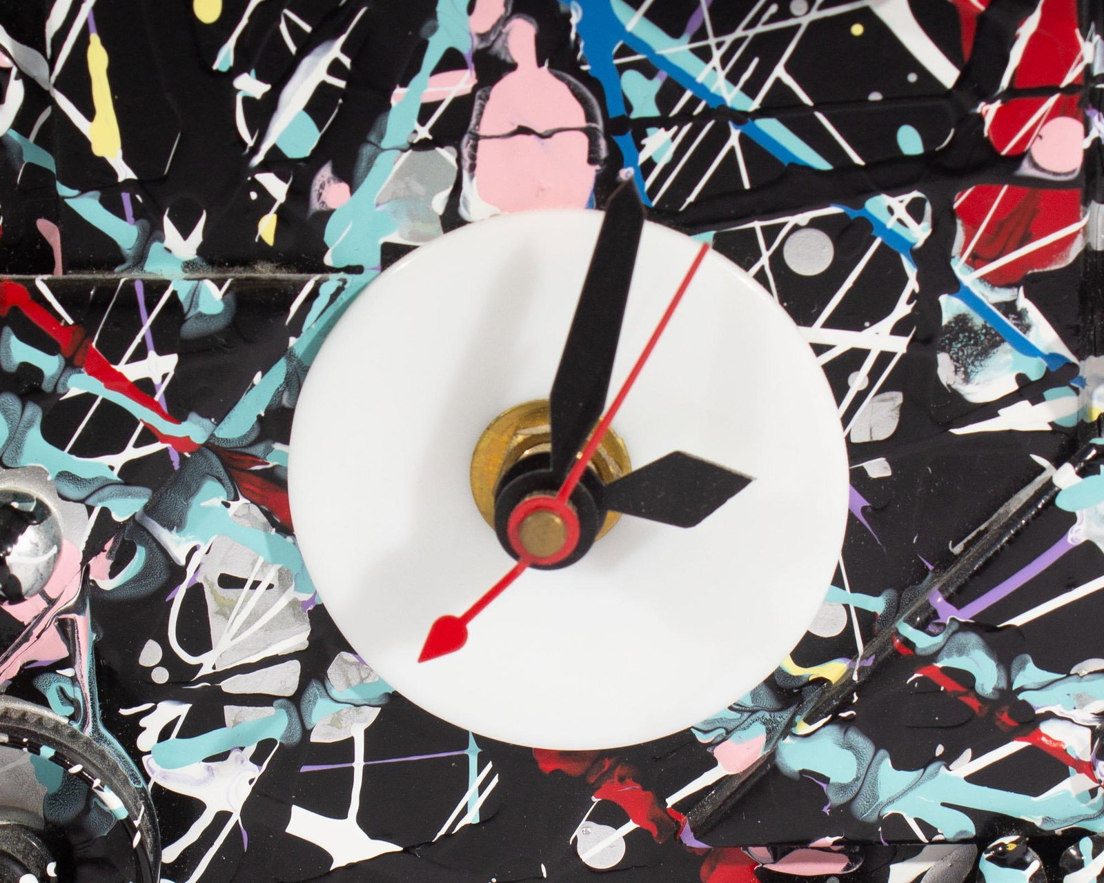Richard Birkett Signed 1990 Splatter Fantasy Clock - 4