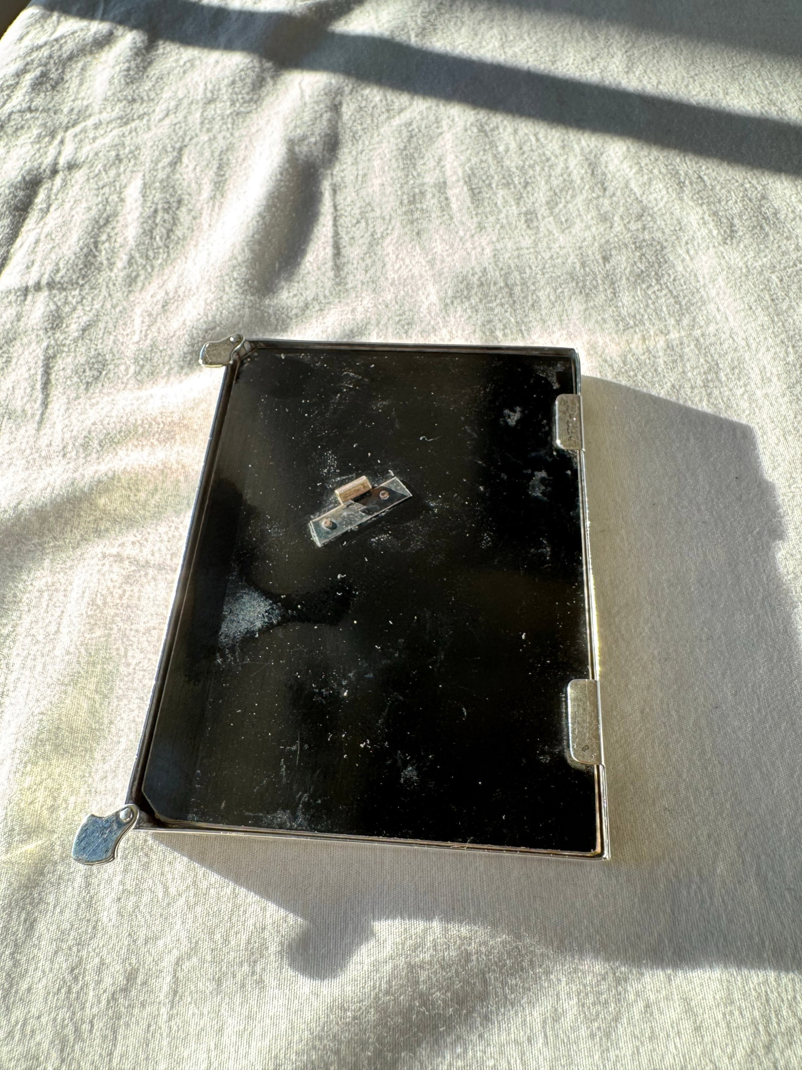 Mid 20th Century Tiffany & Co. Sterling Silver 4*3" Picture Frame - Elegant Design, Maker 23937 SDS - 7