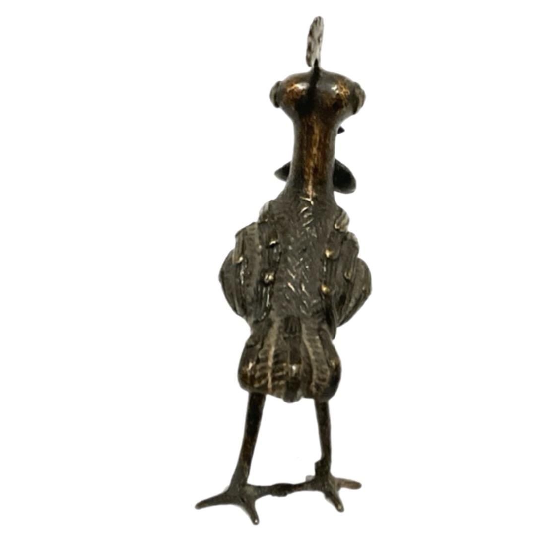 Benin Bronze Rooster - 5