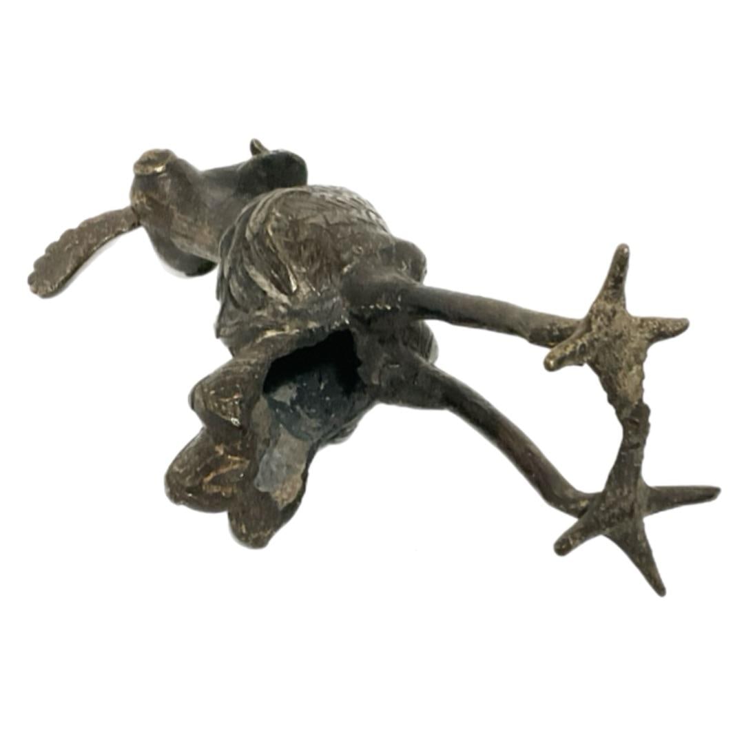 Benin Bronze Rooster - 7