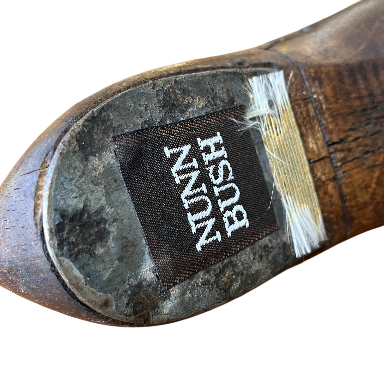 Vintage Nunn Bush Wooden Folk Art Decorated Shoe Form - 11