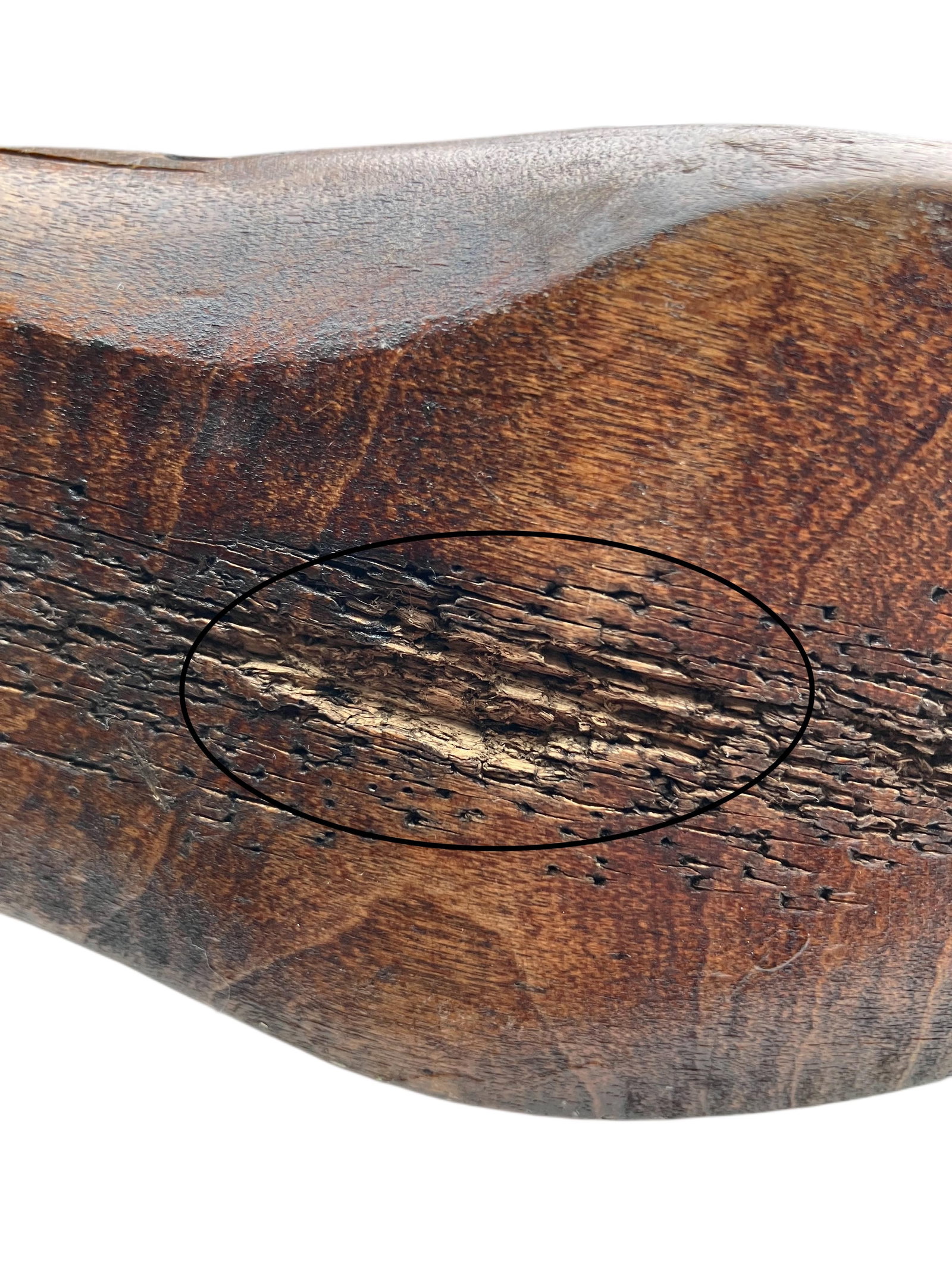 Vintage Nunn Bush Wooden Folk Art Decorated Shoe Form - 17