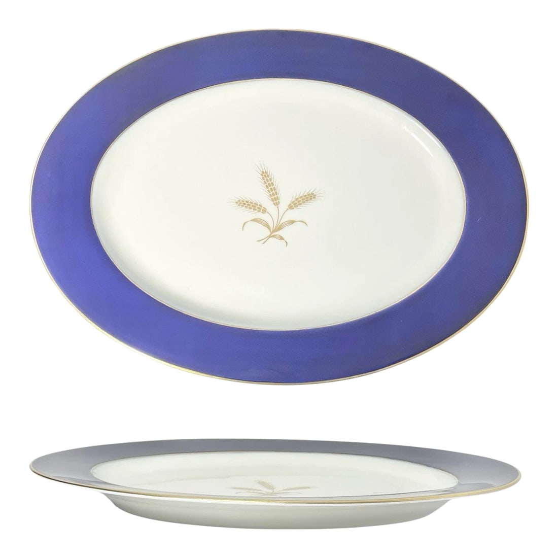 1960s Rosenthal "Dignity" Oval Bone China Serving Platter: Rosenthal "Dignity" Oval Bone China Serving Platter 14 5/8" Good vintage condition. No chips, cracks, or fleabites. Length 14 5/8" Width 10 3/4" Height 1 1/4" Circa 1960s Condition: Alterations: