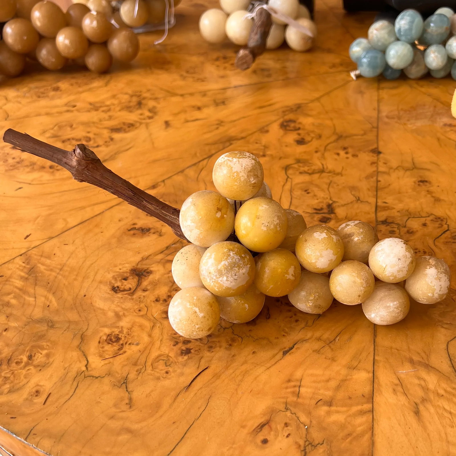 Mid-Century Alabaster Grapes From Italy, 40s - 11
