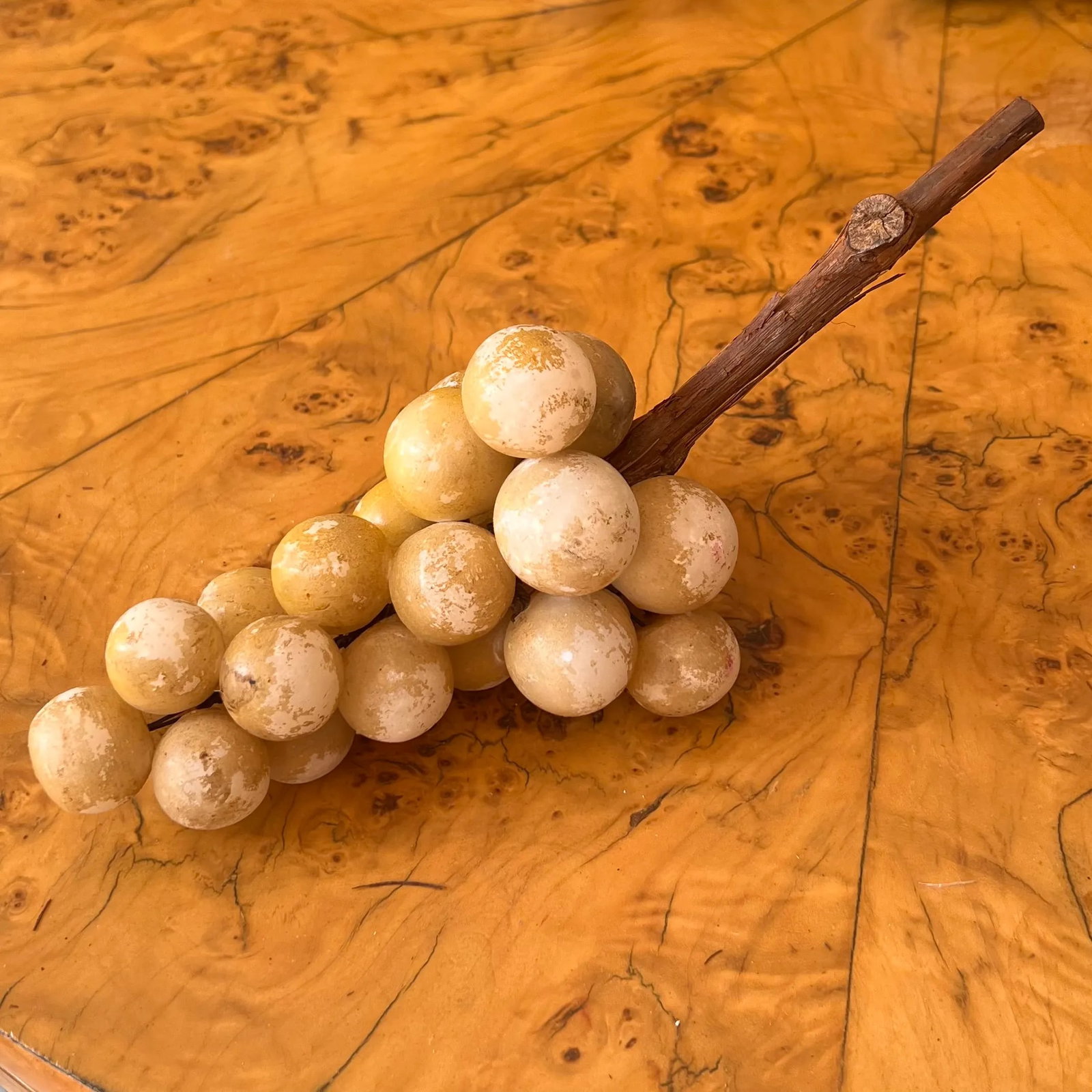 Mid-Century Alabaster Grapes From Italy, 40s - 12