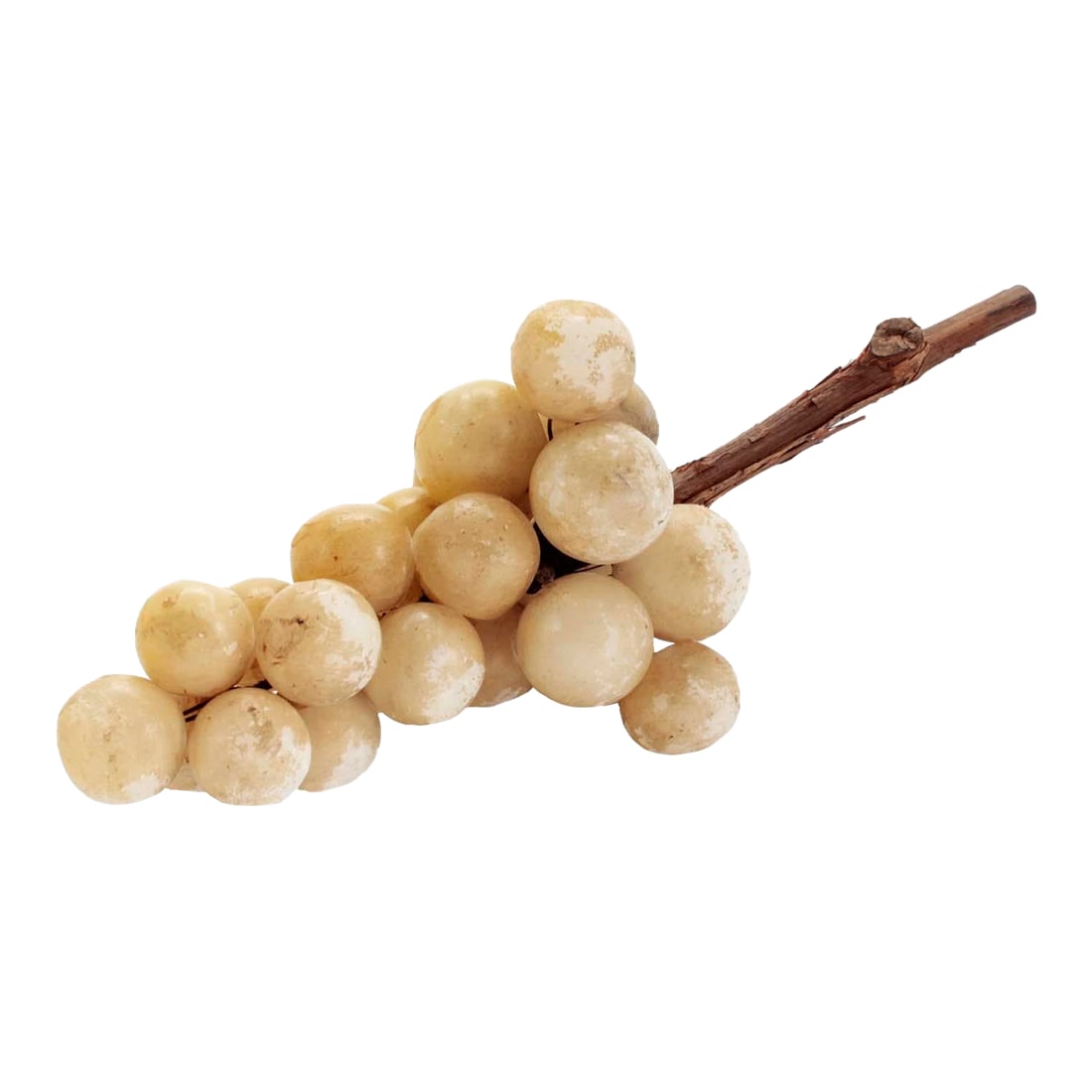 Mid-Century Alabaster Grapes From Italy, 40s: From my personal collection of over 100 alabaster grapes from Italy. Popularly brought back to the USA from trips abroad as decorative souvenirs, I collected mine at Roundtop, Brimfield, Scott's