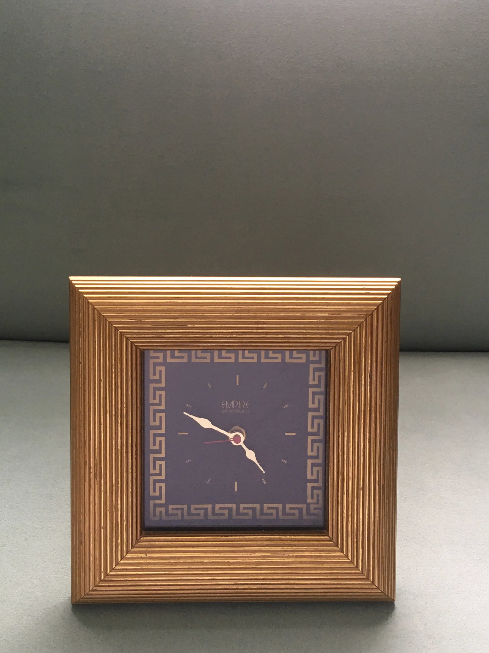 1980s Art Deco Square Desk Clock - 4