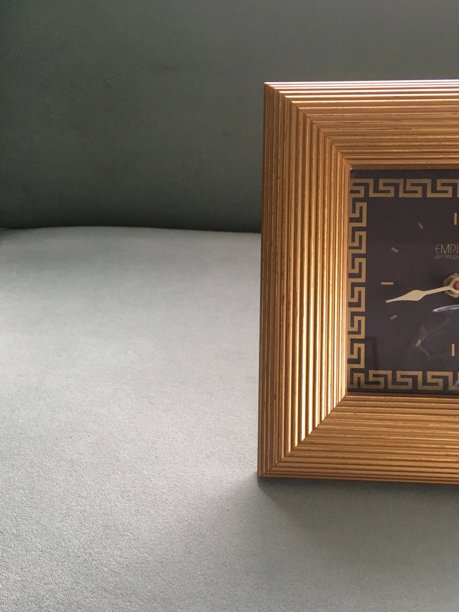 1980s Art Deco Square Desk Clock - 7