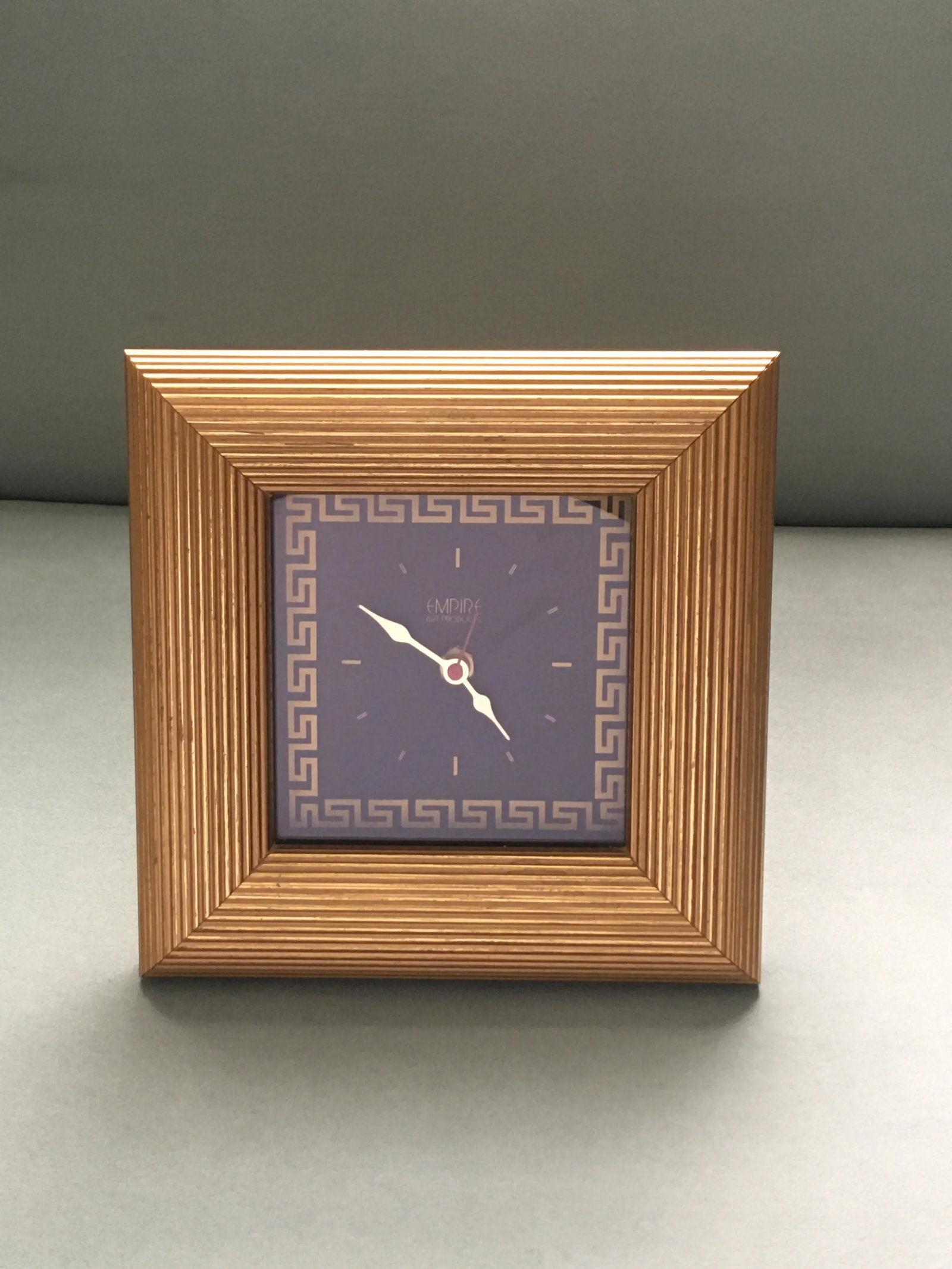 1980s Art Deco Square Desk Clock - 9