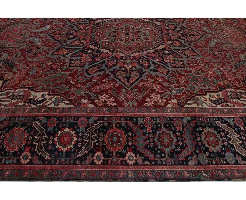 Handwoven Heriz Style Area Rug 11'10" X 14'5'' - 10