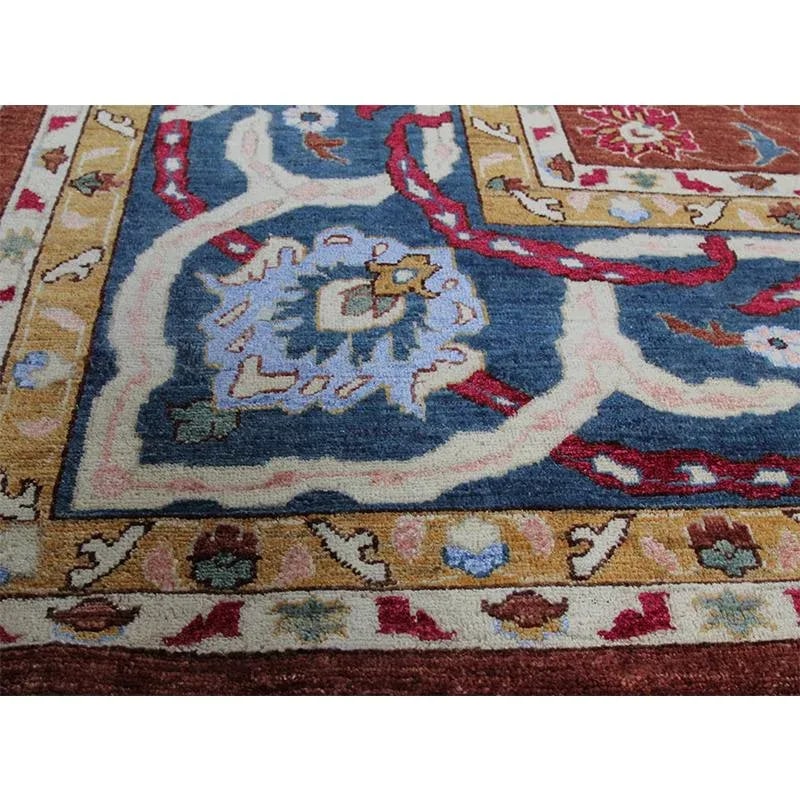 Handwoven Heriz Style Area Rug 11'10" X 14'5'' - 5