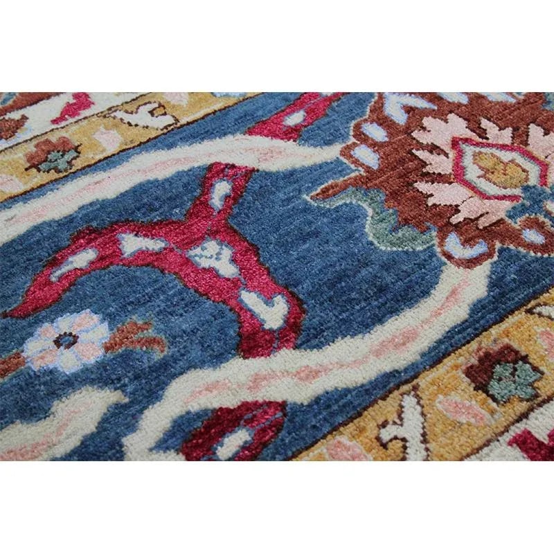 Handwoven Heriz Style Area Rug 11'10" X 14'5'' - 6