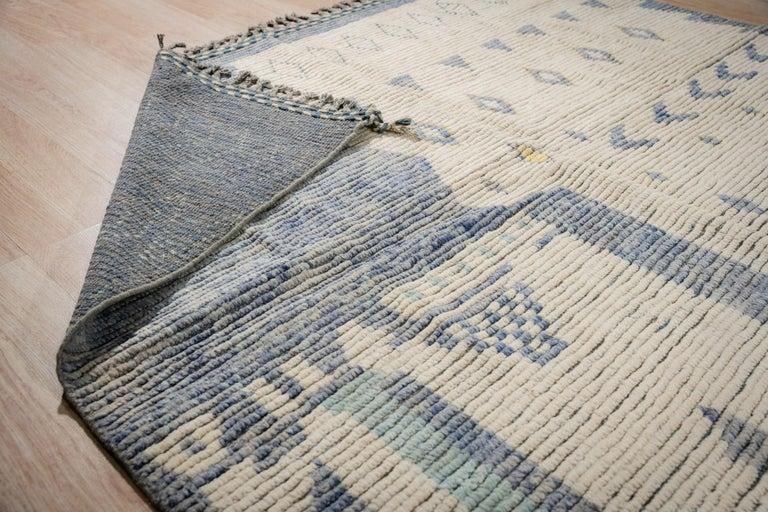 9x13 Gray Hand-Knotted Wool Deconstructed Skyline Tribal Modern Carpet Rug - 4