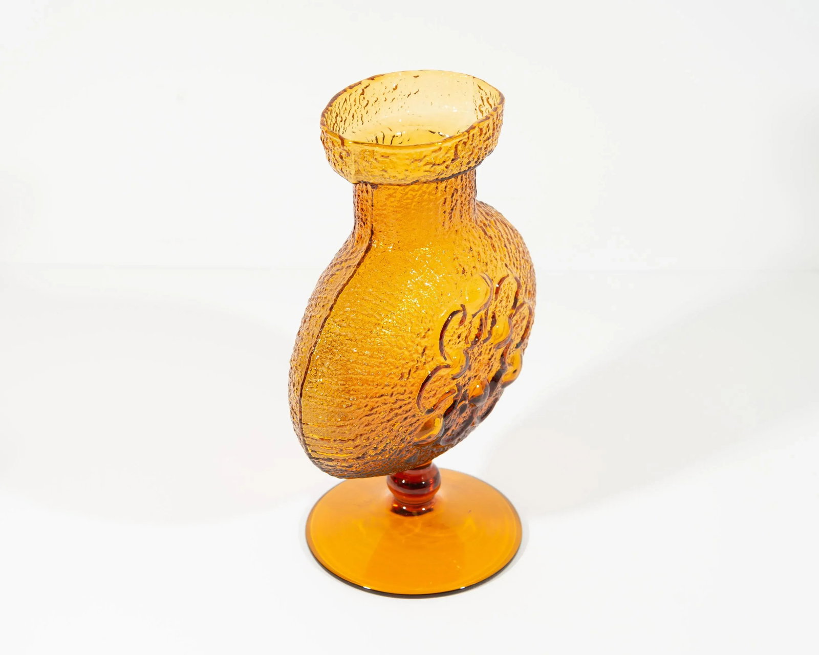 Wayne Husted Signed Stelvia "Antigua" Glass Italian Vase - 3