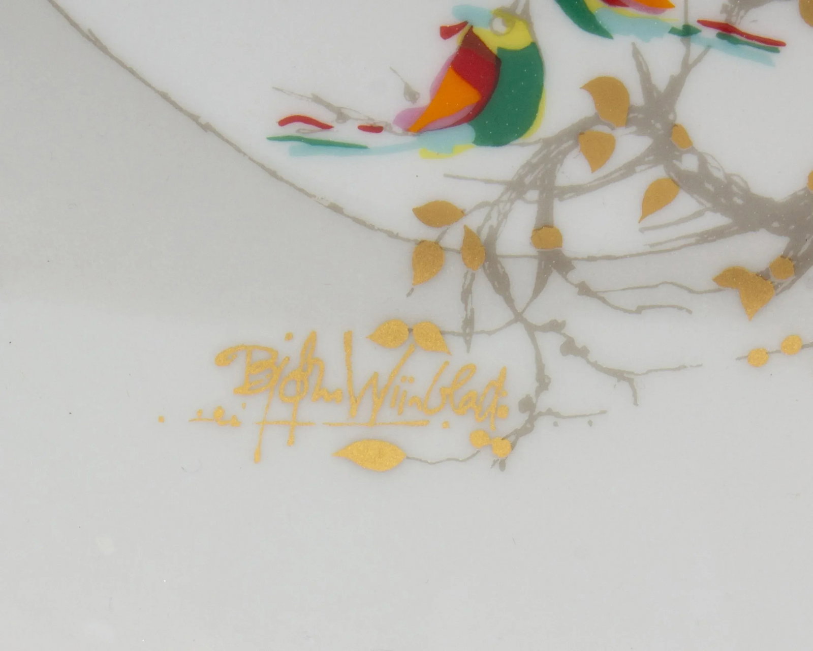 Bjorn Wiinblad Rosenthal Studio Line Porcelain Wall Plate - 6