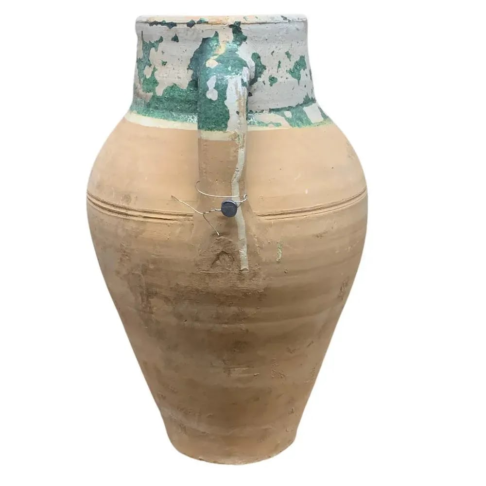 Vintage Turkish Terracotta Oil Jar - 2