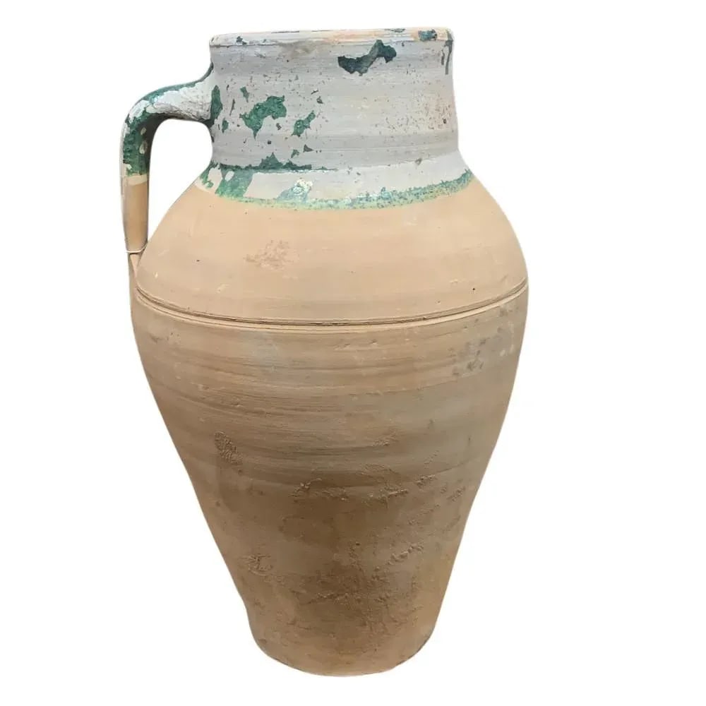 Vintage Turkish Terracotta Oil Jar - 3
