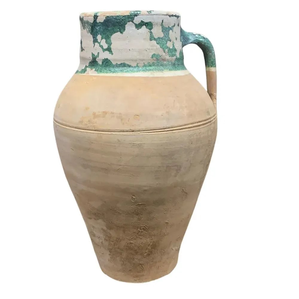 Vintage Turkish Terracotta Oil Jar - 6
