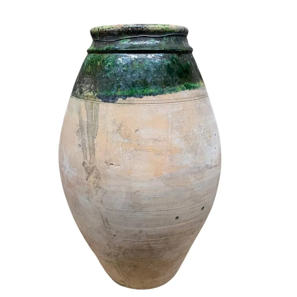 Vintage Turkish Terracotta Oil Jar - 4