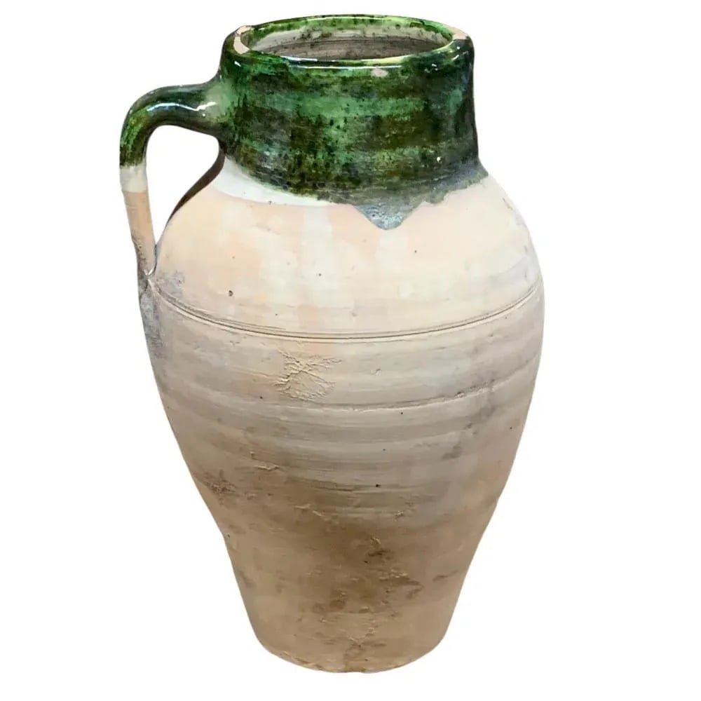 Vintage Turkish Terracotta Oil Jar - 3