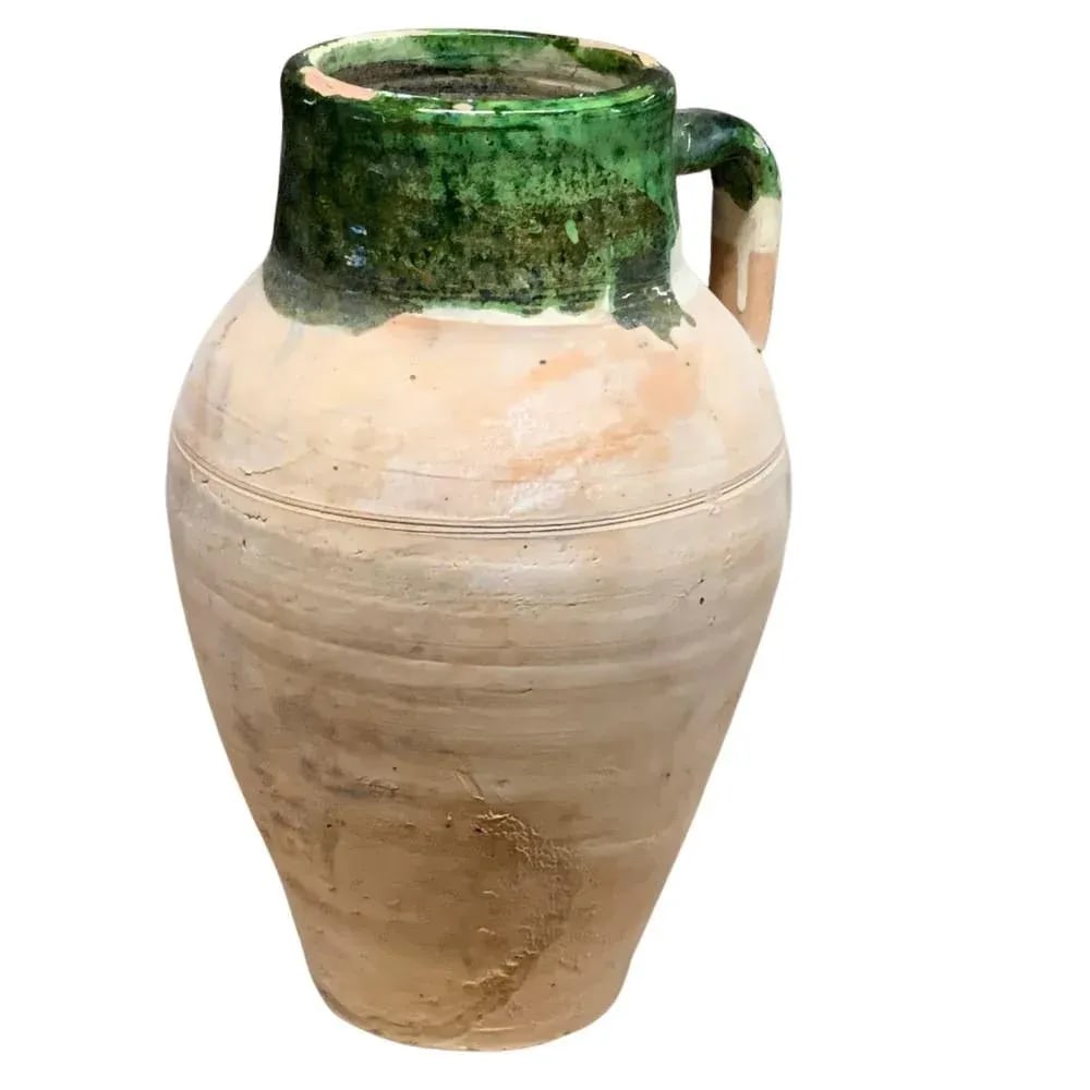 Vintage Turkish Terracotta Oil Jar - 6