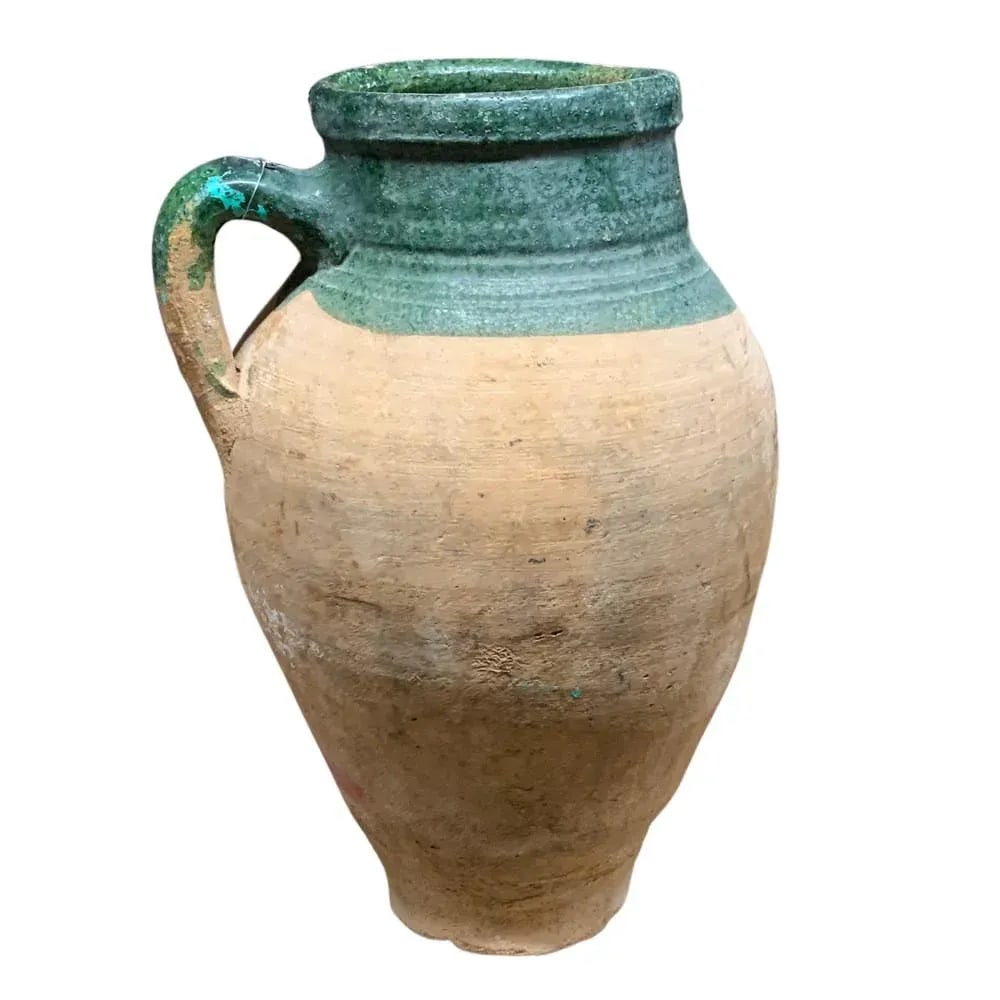 Vintage Turkish Terracotta Oil Jar - 3