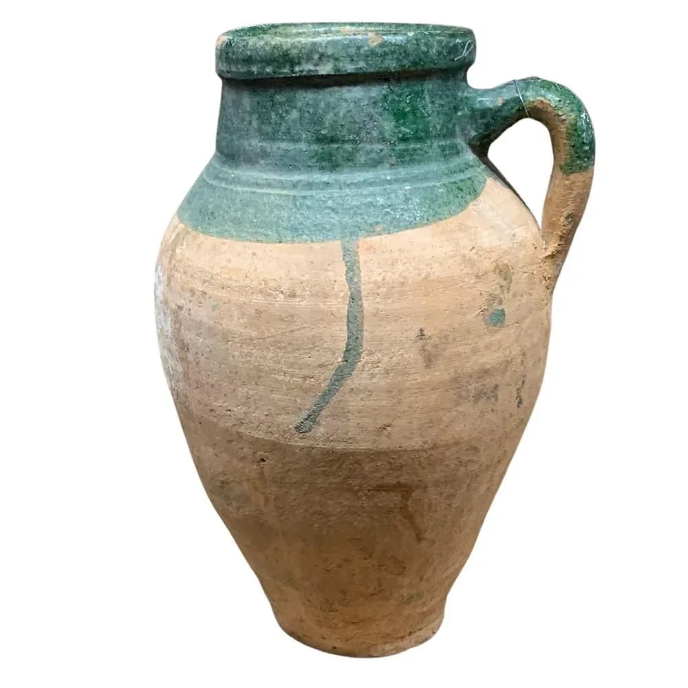 Vintage Turkish Terracotta Oil Jar - 6