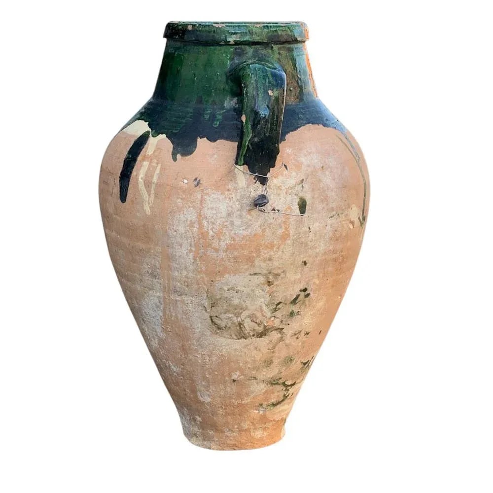 Vintage Turkish Terracotta Oil Jar - 2