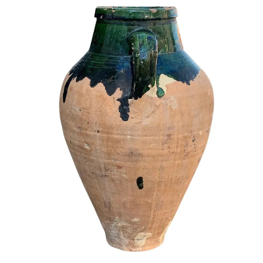 Vintage Turkish Terracotta Oil Jar - 5
