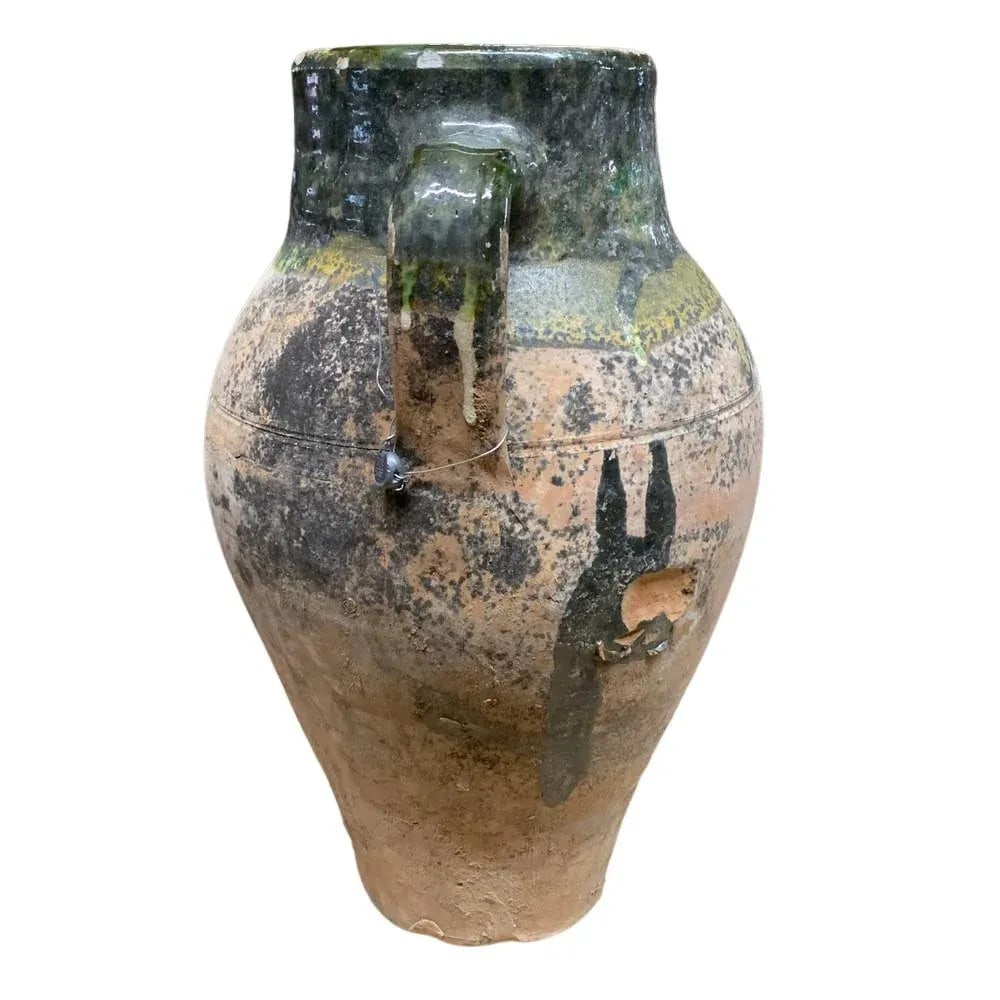 Vintage Turkish Terracotta Oil Jar - 2