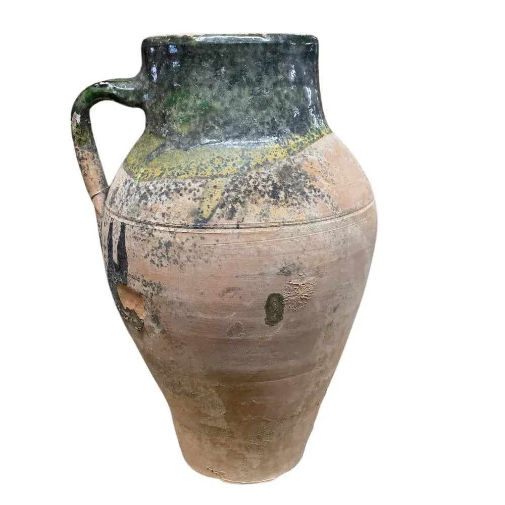 Vintage Turkish Terracotta Oil Jar - 3