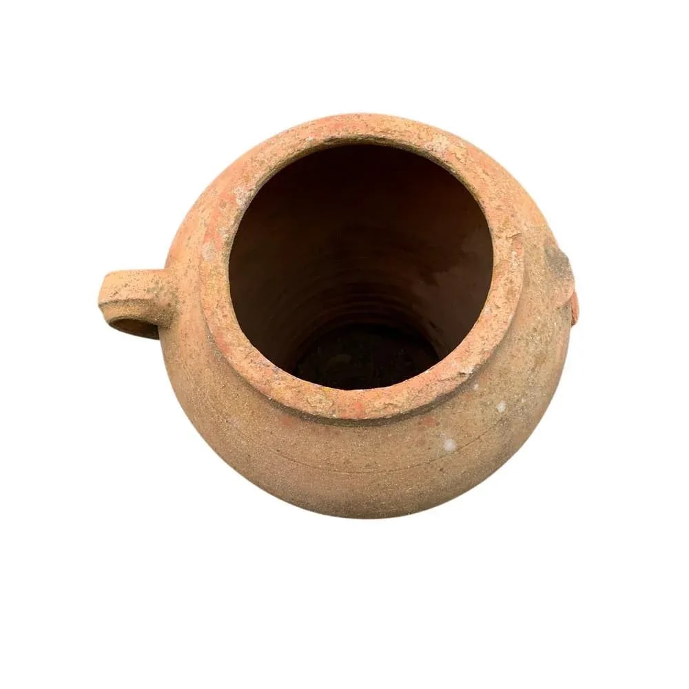 Antique Moroccan Terracotta Coastal Olive Jar - Small - 5