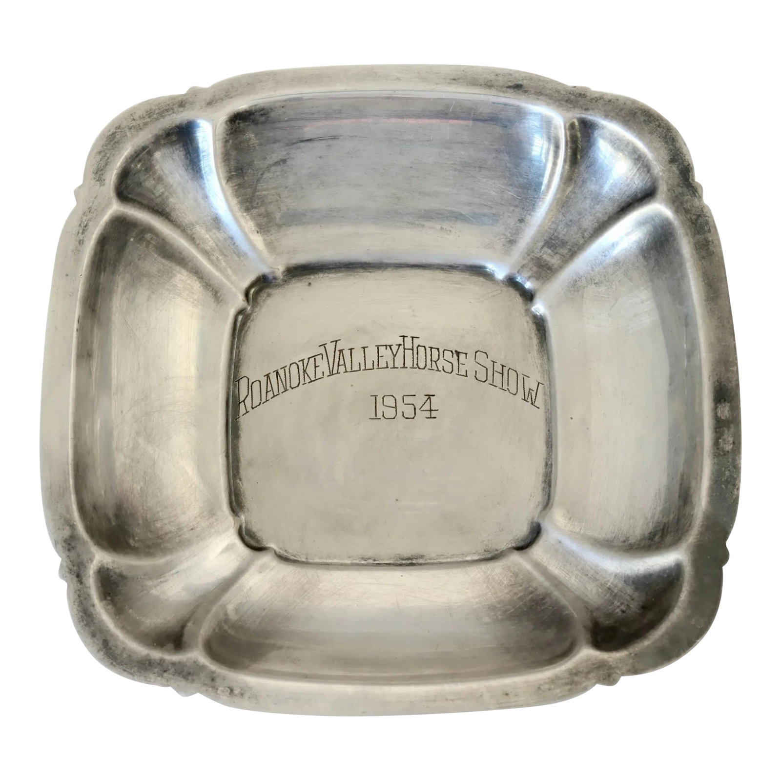 1954 Roanoke Valley Horse Show Trophy Bowl | Reed & Barton: Capture the spirit of equestrian excellence with this remarkable Reed & Barton, 1954 Roanoke Valley Horse Show Trophy Bowl. A cherished piece of history, this silver-plate trophy bowl represents the