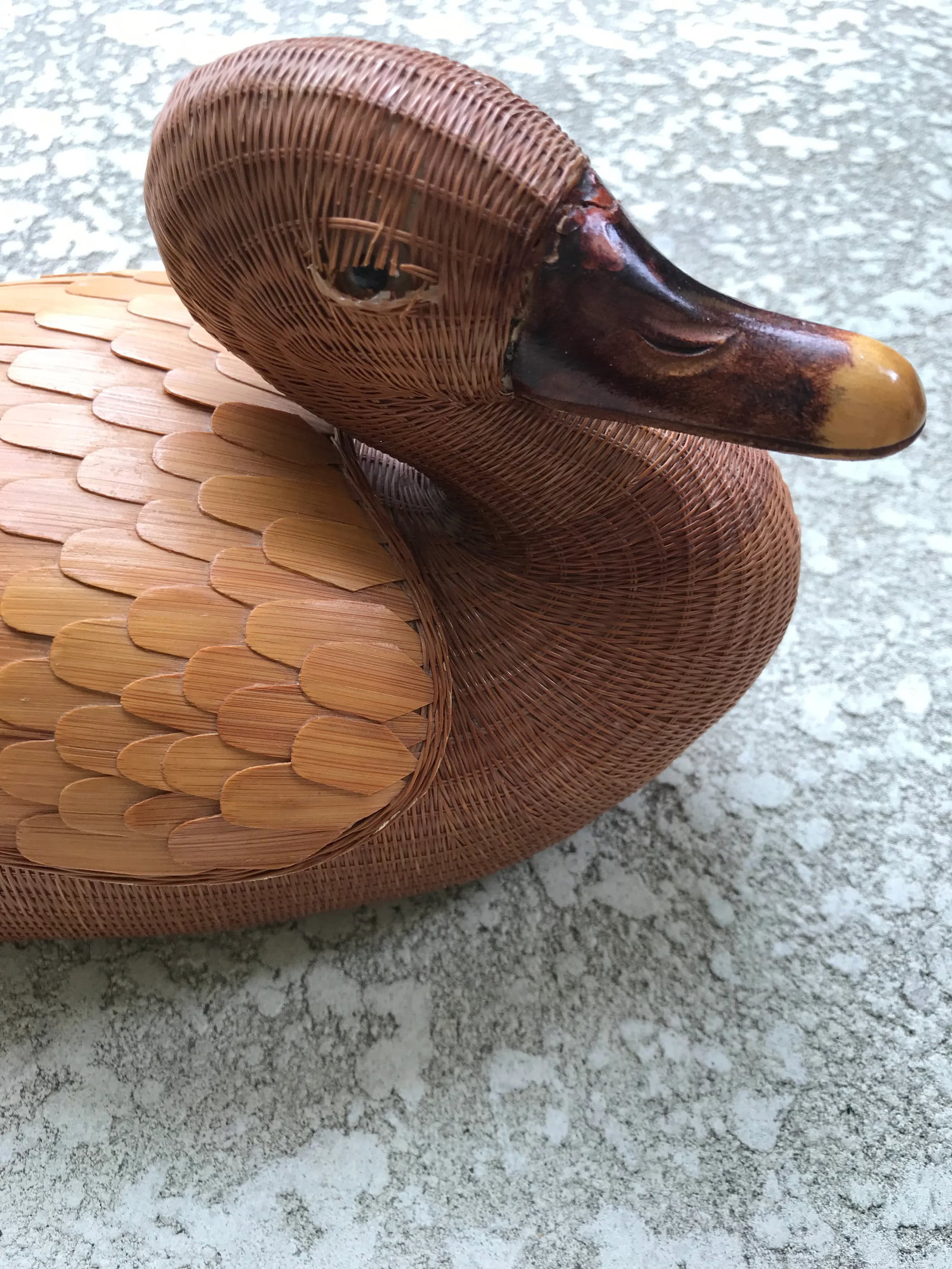 1960s Mid Century Wooden Asian Duck Box - 2