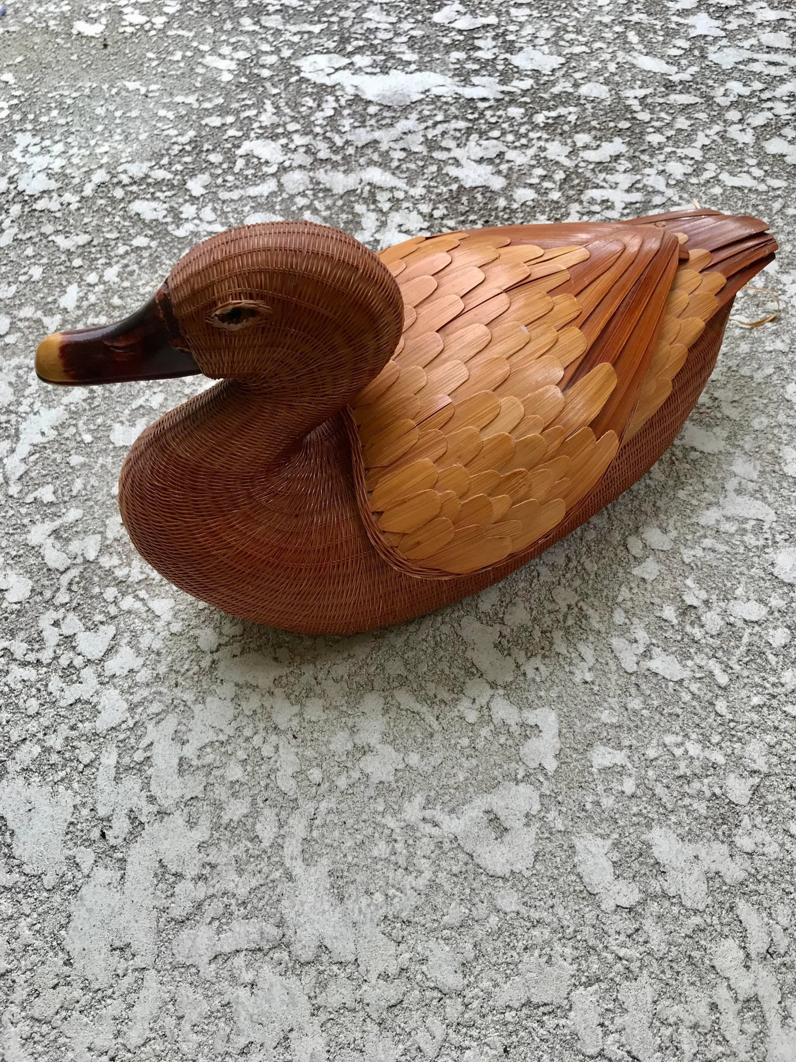 1960s Mid Century Wooden Asian Duck Box - 3