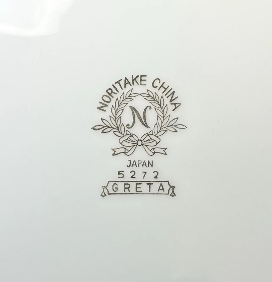 1950s Noritake "Greta" Bone China Serving Hostess Dinnerware Set - 6-Piece - 14