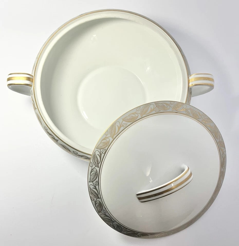 1950s Noritake "Greta" Bone China Serving Hostess Dinnerware Set - 6-Piece - 7