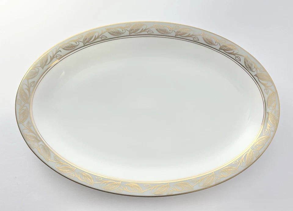1950s Noritake "Greta" Bone China Serving Hostess Dinnerware Set - 6-Piece - 8
