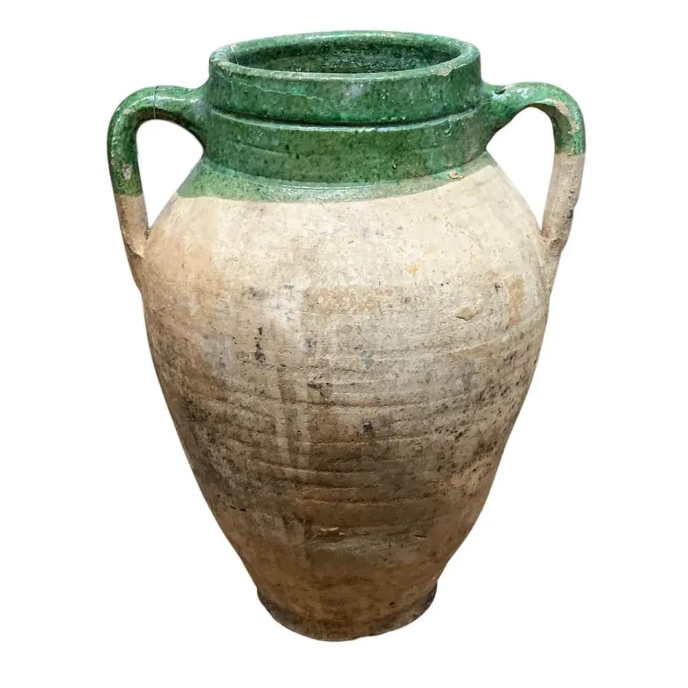 Vintage Turkish Terracotta Oil Jar - 3