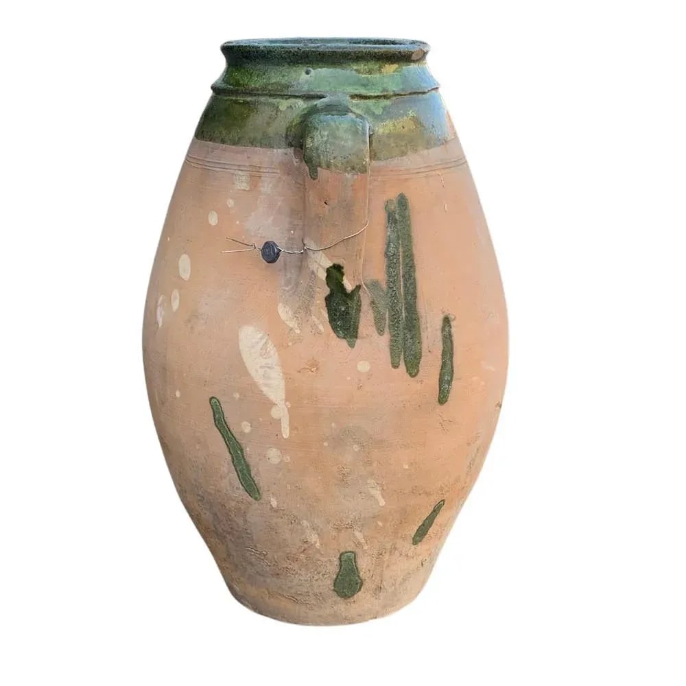 Vintage Turkish Terracotta Oil Jar - 2