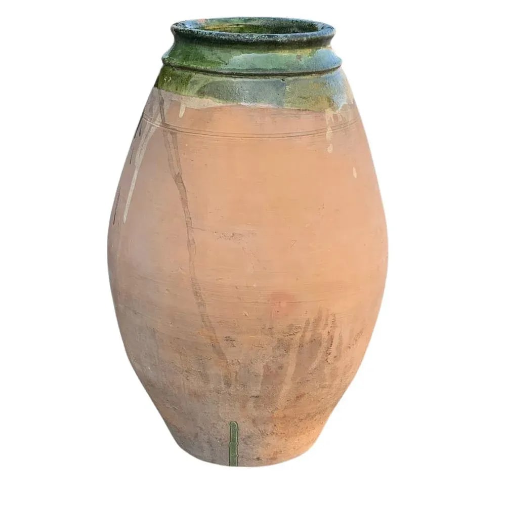 Vintage Turkish Terracotta Oil Jar - 4