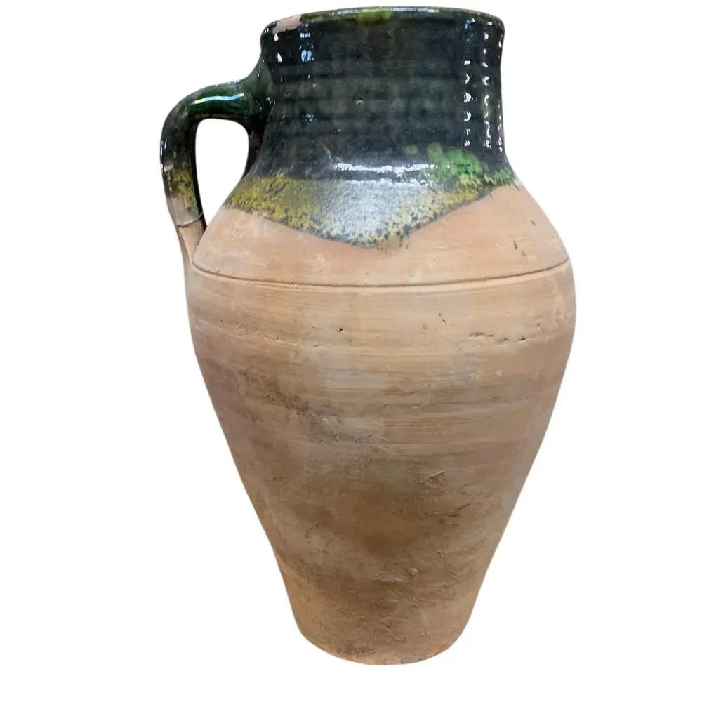 Vintage Turkish Terracotta Oil Jar - 3