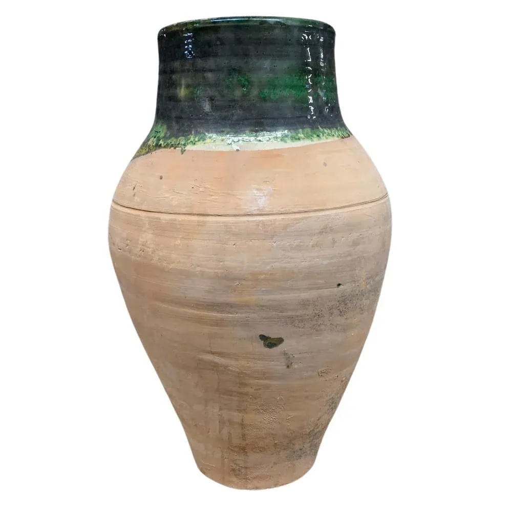 Vintage Turkish Terracotta Oil Jar - 4