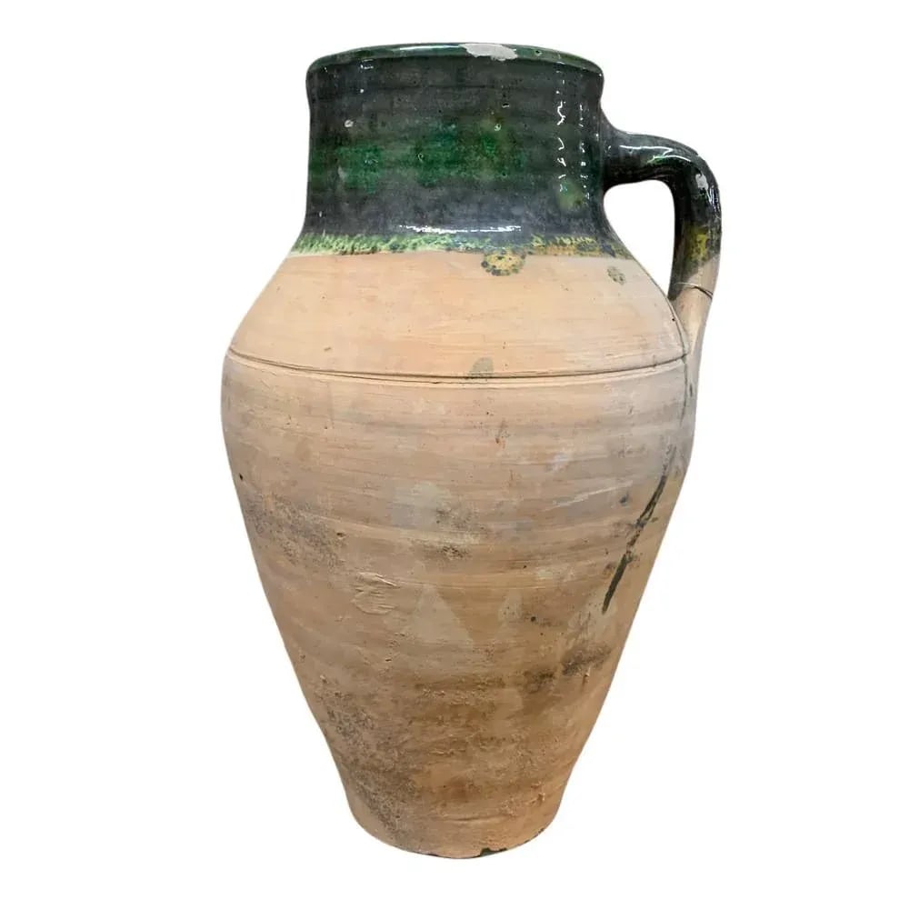 Vintage Turkish Terracotta Oil Jar - 6