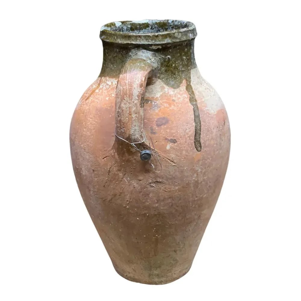 Vintage Turkish Terracotta Oil Jar - 2