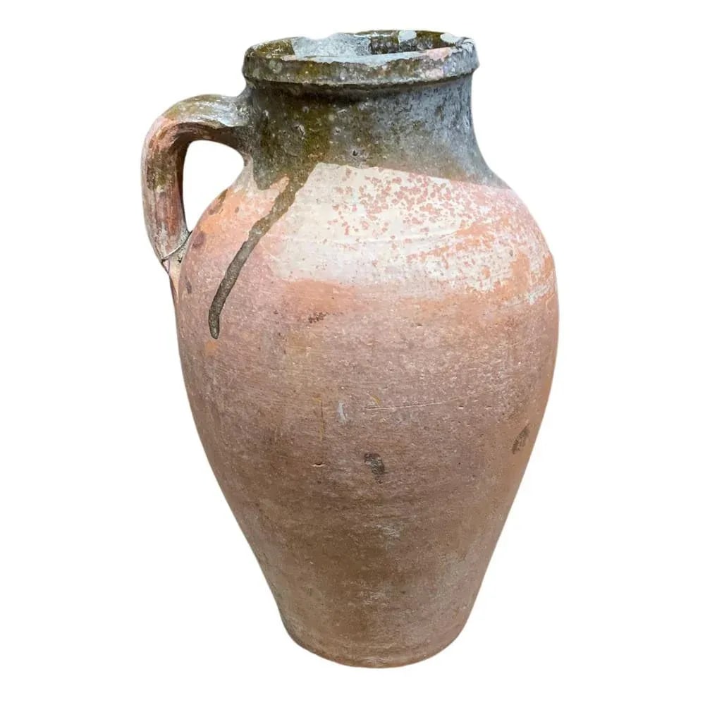 Vintage Turkish Terracotta Oil Jar - 3