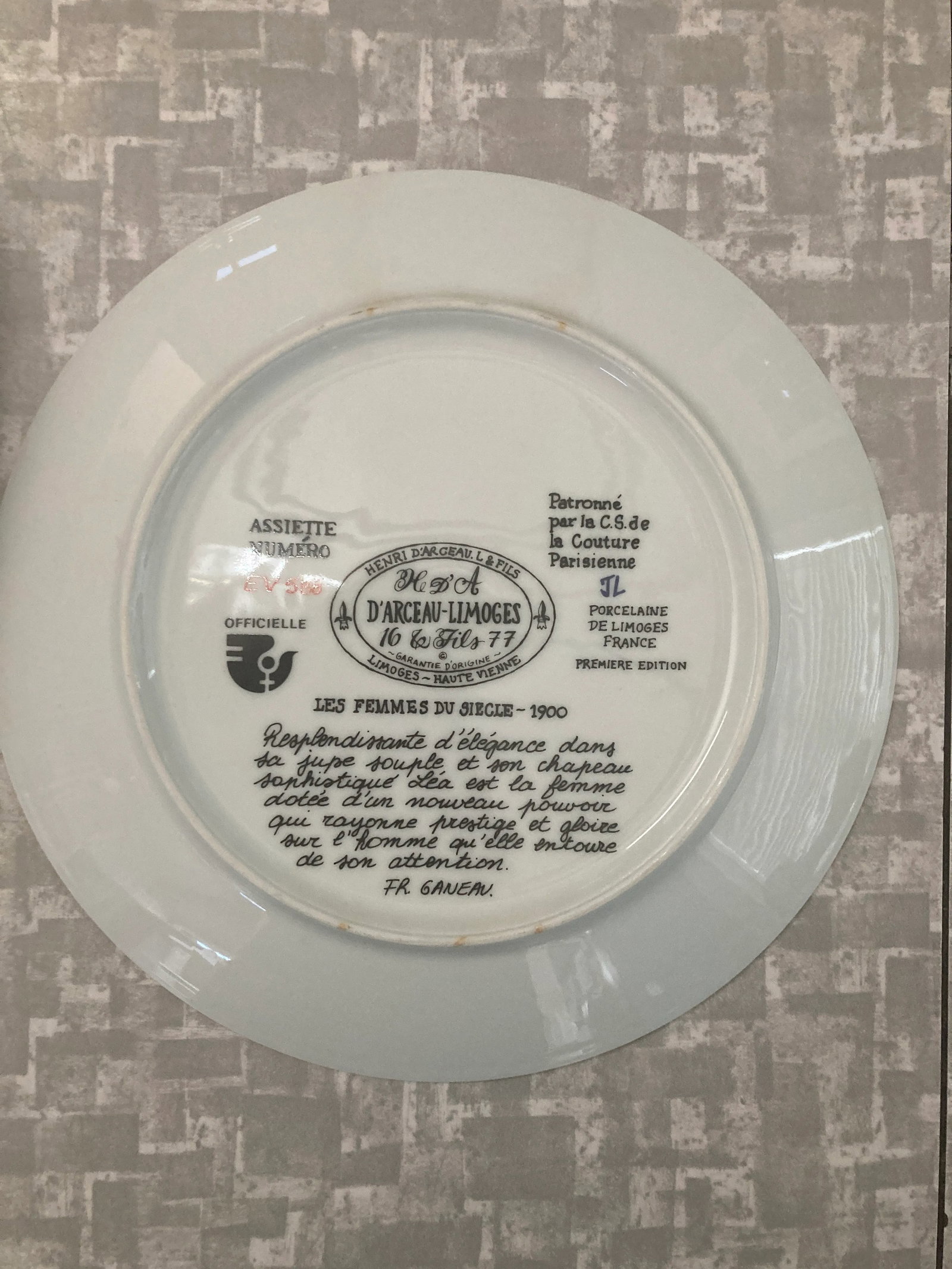 1970s Female Figural Decorative Plates, Set of 4 - 6